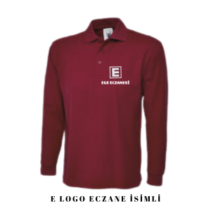 Eczacı Uzun Kol T-shirt Bordo Unisex