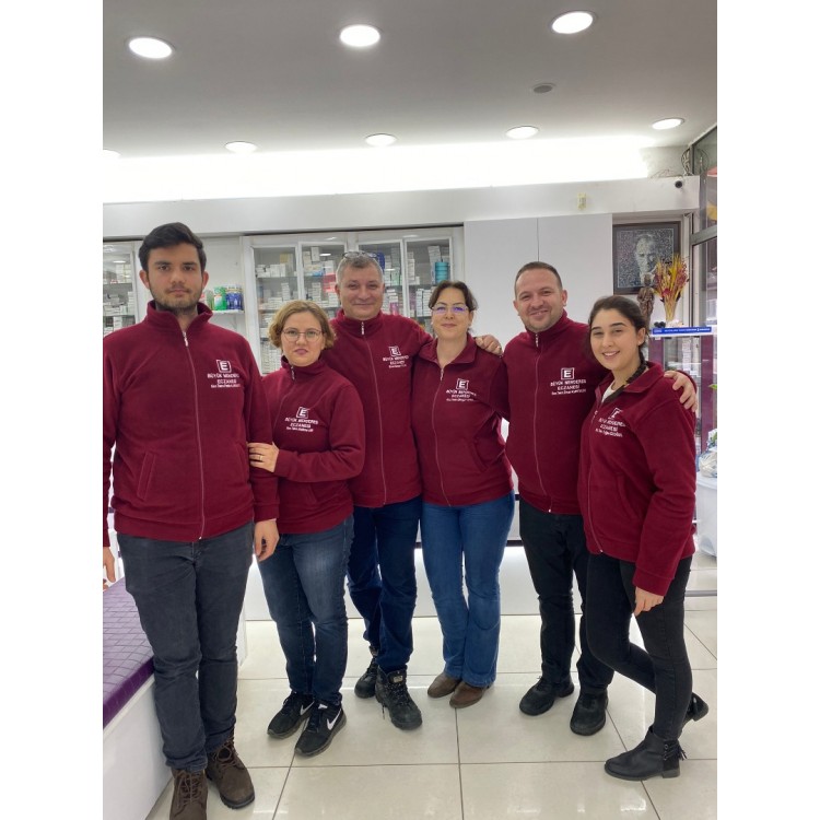 Eczacı Bordo Polar Mont Unisex